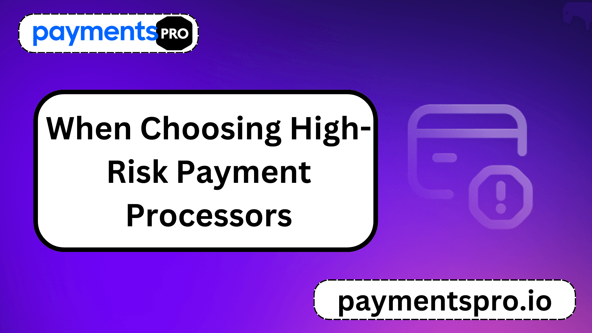 High-Risk Merchants image